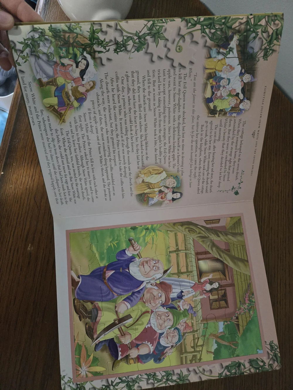 Fairy Tale Jigsaw Book — Gold & Black Illustrated Cover